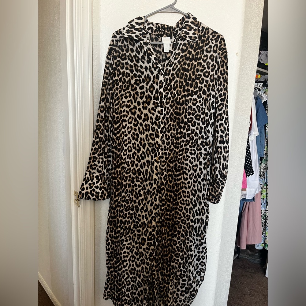 H&M leopard print dress 👗